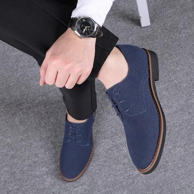 Scarpe Eleganti da Uomo Oxford in Pelle Scamosciata Scarpe Casual da Uomo Sneakers Mocassini Loafers Marca di Lusso Scarpe Basse Classiche da Uomo Scarpe derby