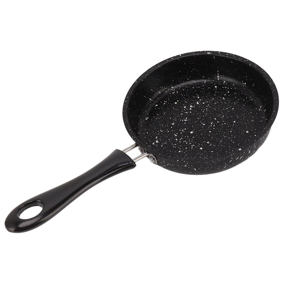 

Wheat Stone Coating Frying Skillet Ergonomic Handle 12CM Nonstick Frying Pan Long Lasting Dishwasher Safe Cooking Skillet Home чорний