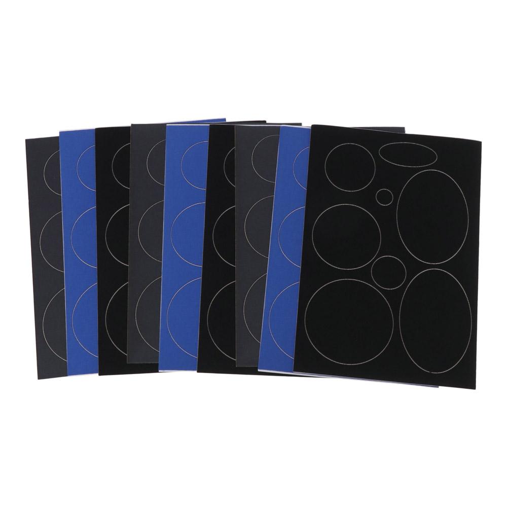 

Серый ремонтный комплект из 9 листов, черная туфовая лента, заплатка для ремонта пуховой куртки, заплатка для ремонта пухлого стула