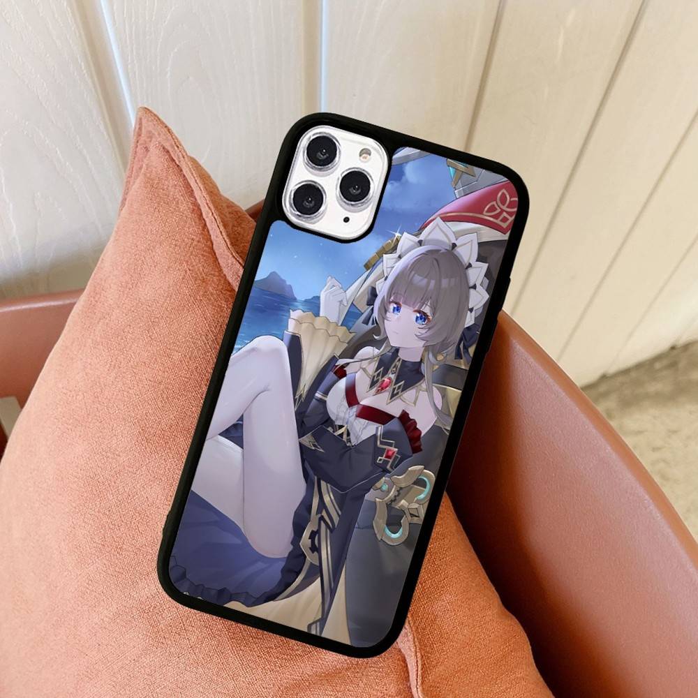 Game Genshin Impact Sandrone For Iphone 17 Air 16 15 14 13 12 11 Pro Max TPU+PC Plus Shockproof Back Phone Cover