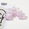 Stylish Hair Accessory Back Head Shark Clip, Large Hollow Petal Shape Claw, Bun Holder Claw For Commuting Accessory, Size Shower Clip for Thick