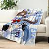 Blanket warm Derby soft plush Musume blanket for anime sofa Eye living room office bedroom Pretty travel Uma Almond gift Flannel