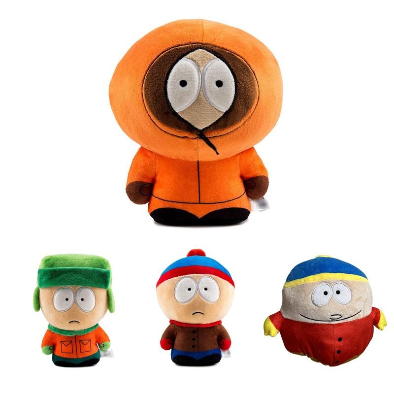 Breloc South Park cu jucării de pluș Kyle, Cartman și Kenny