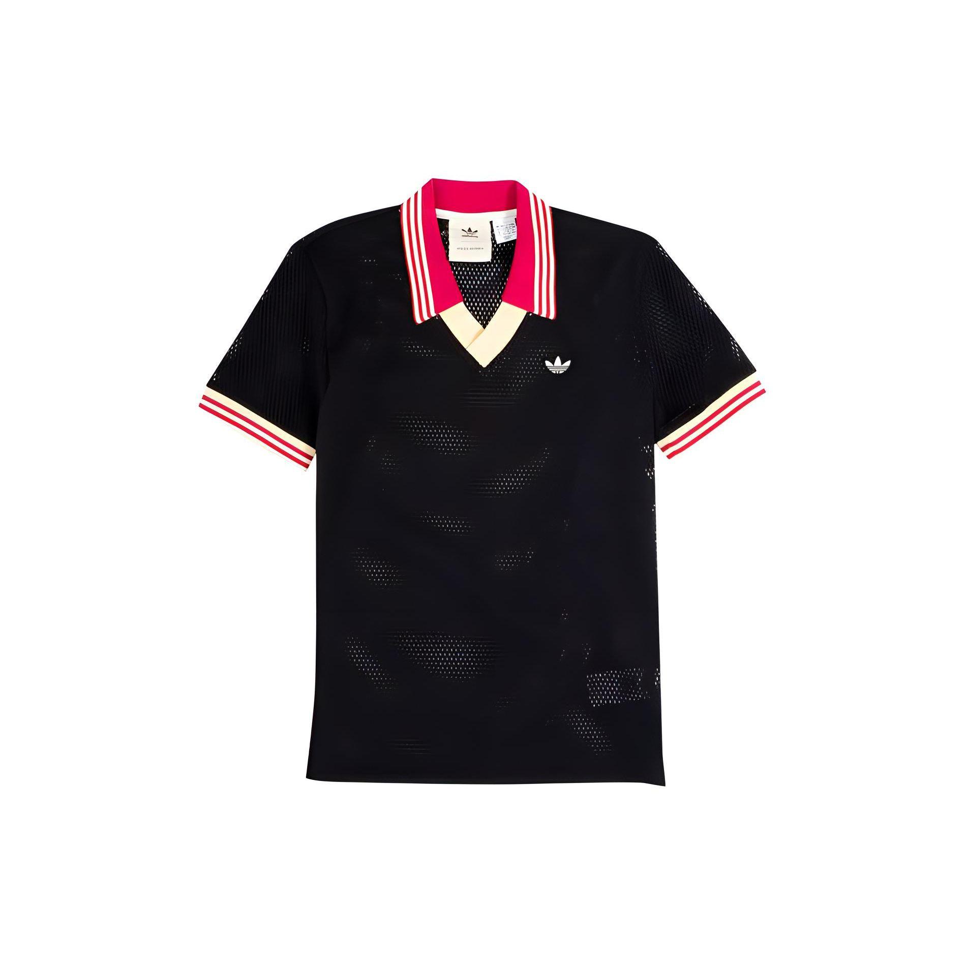 Adidas Черные мужские сетчатые рубашки-поло X Wales Bonner H57645 M