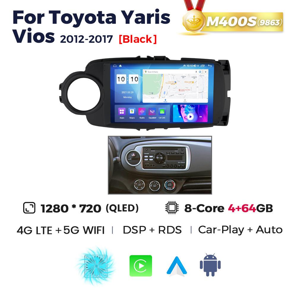Navifly Car Radio Android Auto Wireless 8-Core For Toyota Yaris 2012-2017 GPS CarPlay Monitor Car Intelligent Systems Stereo BT