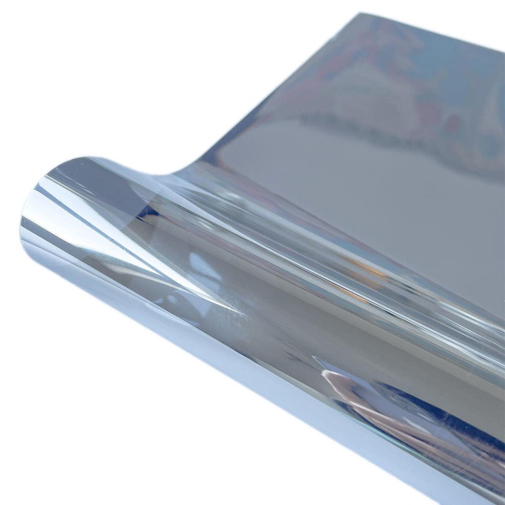 12"x39" Smart Privacy Film UV Block One-Way Mirror for Home Office Living Room with IR Rejection Energy Saving Window Tint Cuts