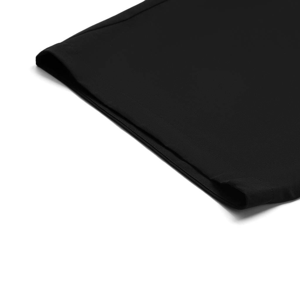 Li-Ning Plain Mid-Waist Loose Straight-Leg Sports Shorts Men shorts Black AKSU785-1