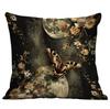 New Imitation 3d Butterfly Printed Pillowcase Retro Home Sofa Cushion Pillowcase Decoration