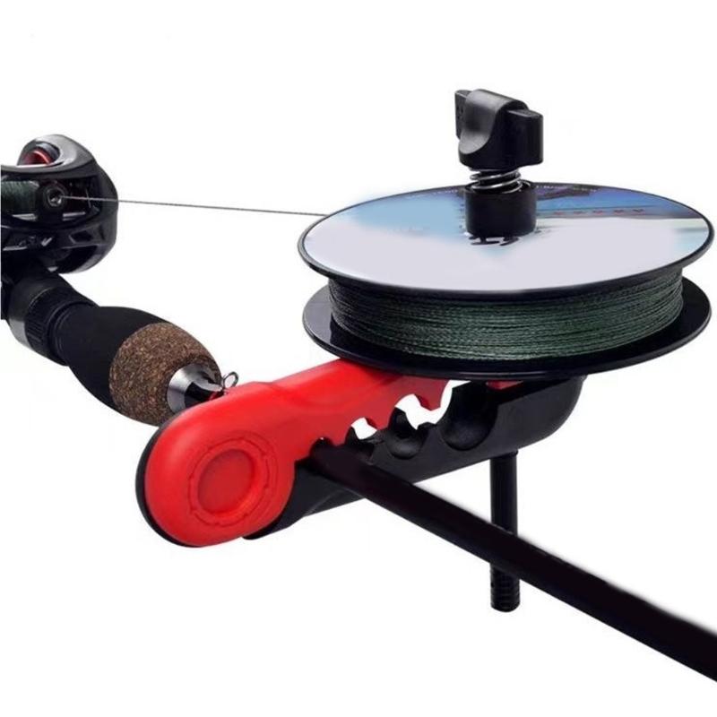 Light Weight Fishing Reel Winders Portable Reel Line Spoolers Machine Baitcasting Rotating Reel Spoolers Fishing Tackle