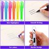 Gift Retractable Nurse Pen Set Multi-Functional LED Light Badge Reel ID Badge Holder Office