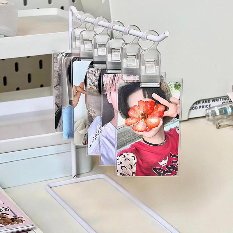 Kommode Metall Utstillingsholder Nøkkelringer Hengende Klemme Plast Pyntegjenstand Bordplate Smykkeholder