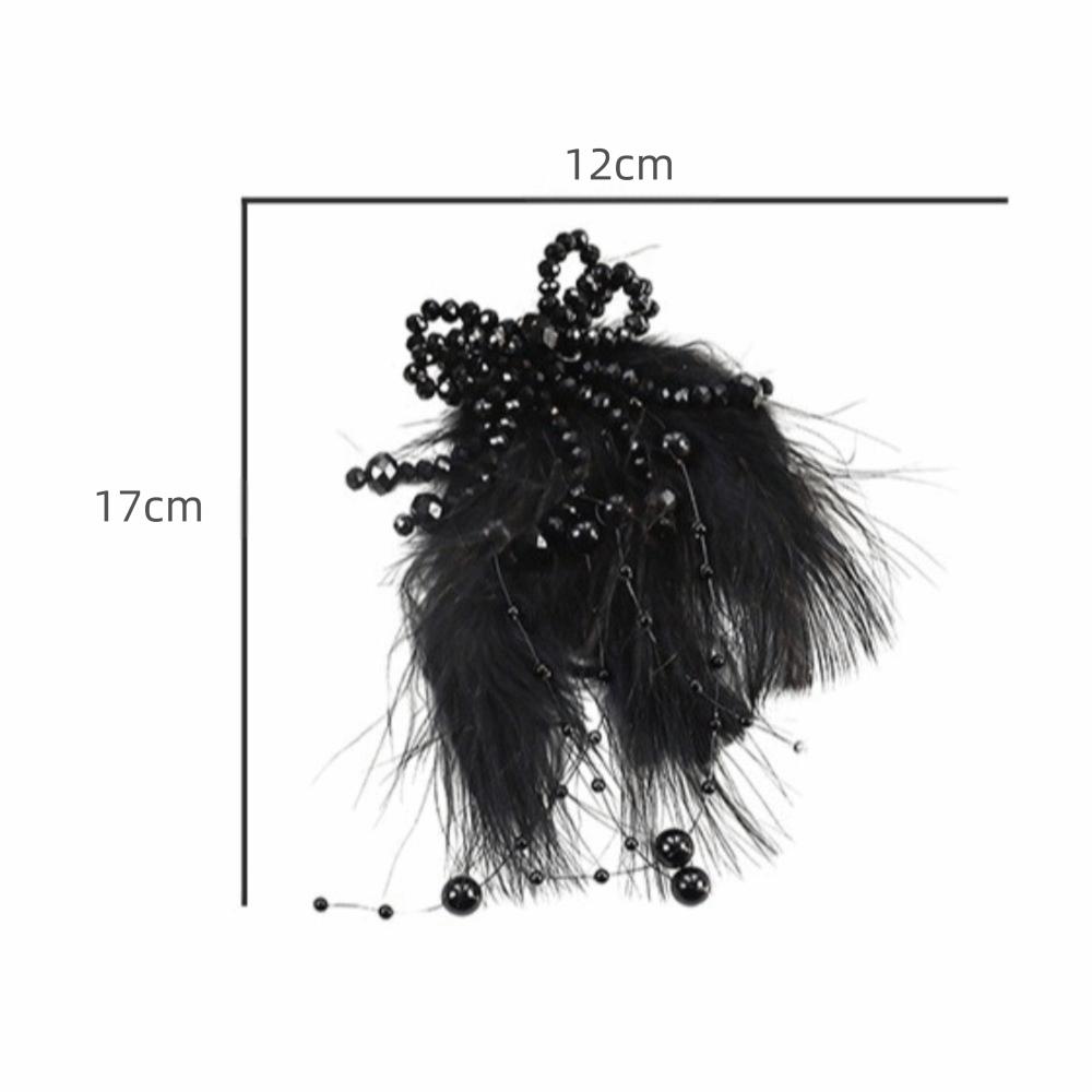 Fashion Crystal Beads 3D Feather Flower Patch Multi-layer Handmade Studded Patch Bowknot Crystal Patch DIY Crafts