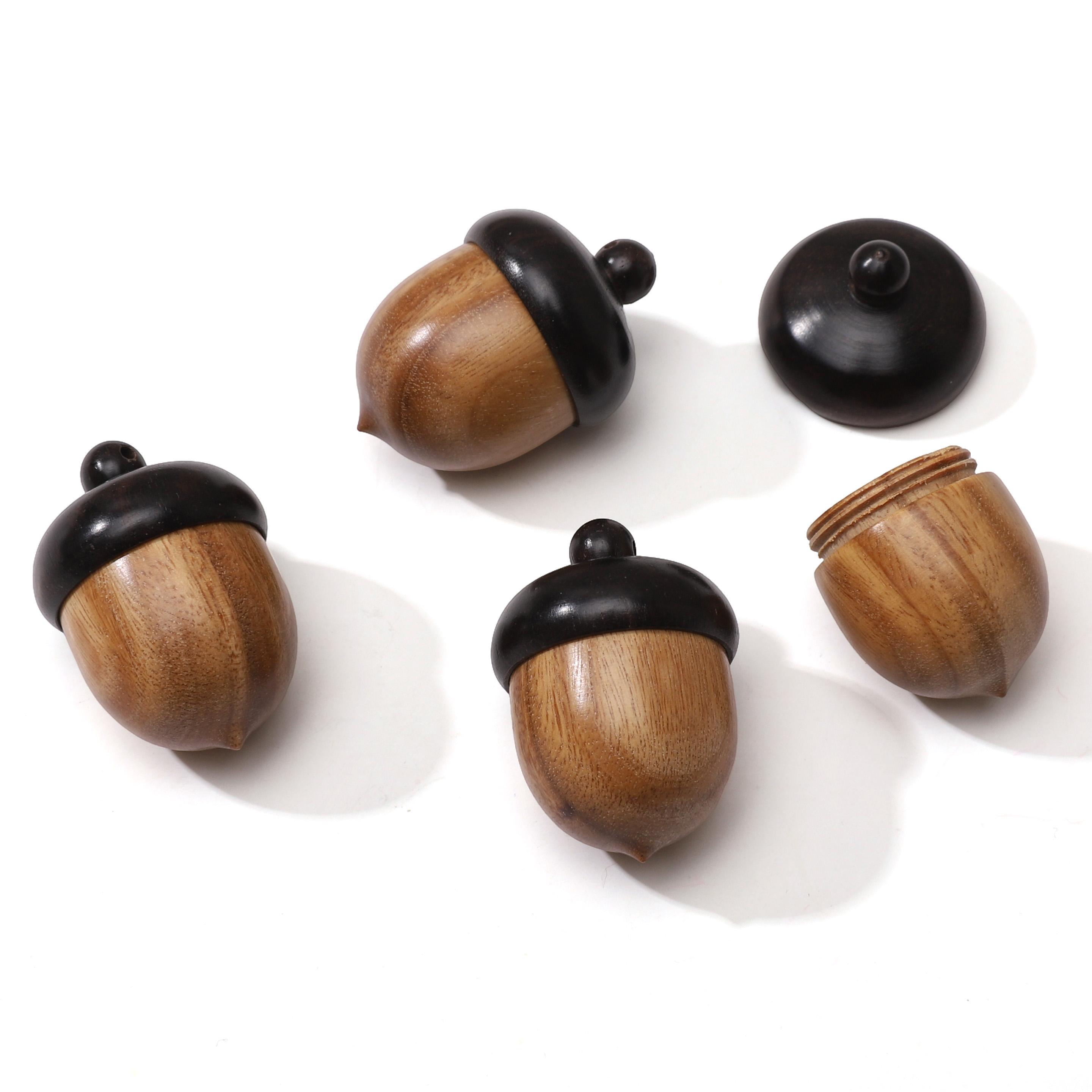 

21x31mm Sandalwood Pinecone Pendant For DIY Necklace Accessories 03