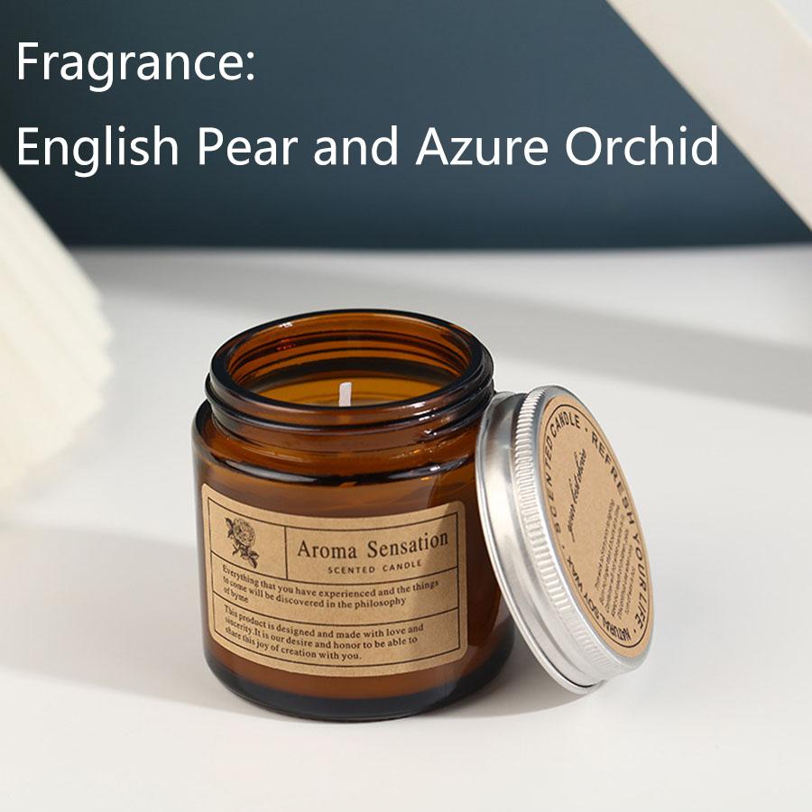 Handmade Aromatherapy Candles, Niche Tea Colored Cups, Smoke-free Romantic Scented Candles, Souvenir Ornaments