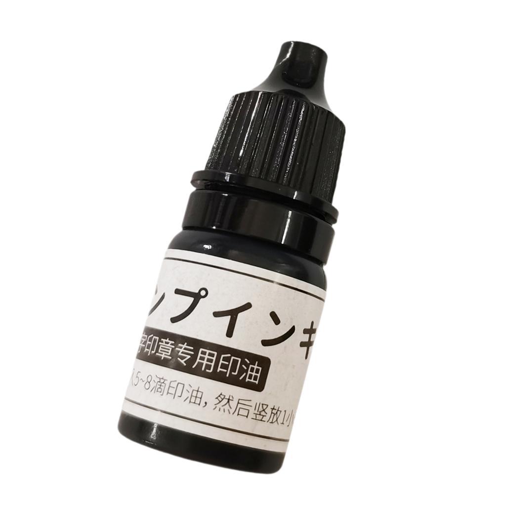 Clothing Stamps Refill Ink Quick Dry Clothing Printing DIY 5ml Bottle Fabric Ink for Office Scrapbooking Shoes Clothes T Shirt