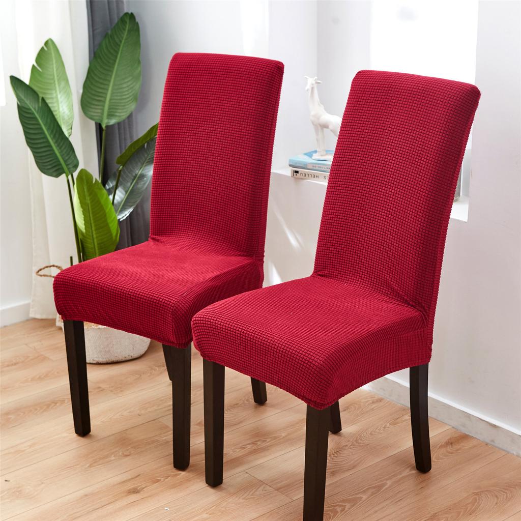 Corn Elastic Chair Cover Chair Cover Half Pack One-Piece Hotel Hotel Dining Table Chair Cover Seat