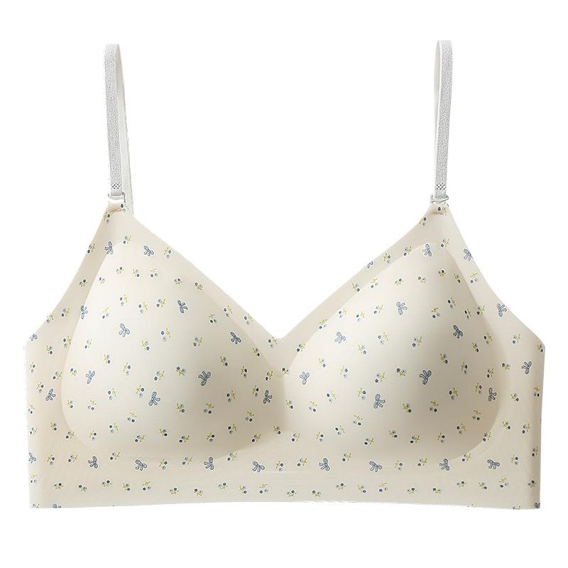Liquid Foundation Invisible Opaque Gathering Underwear Women's Neck Sling Thin Shoulder Strap Integrated Large U Back Seamless Bra Cover