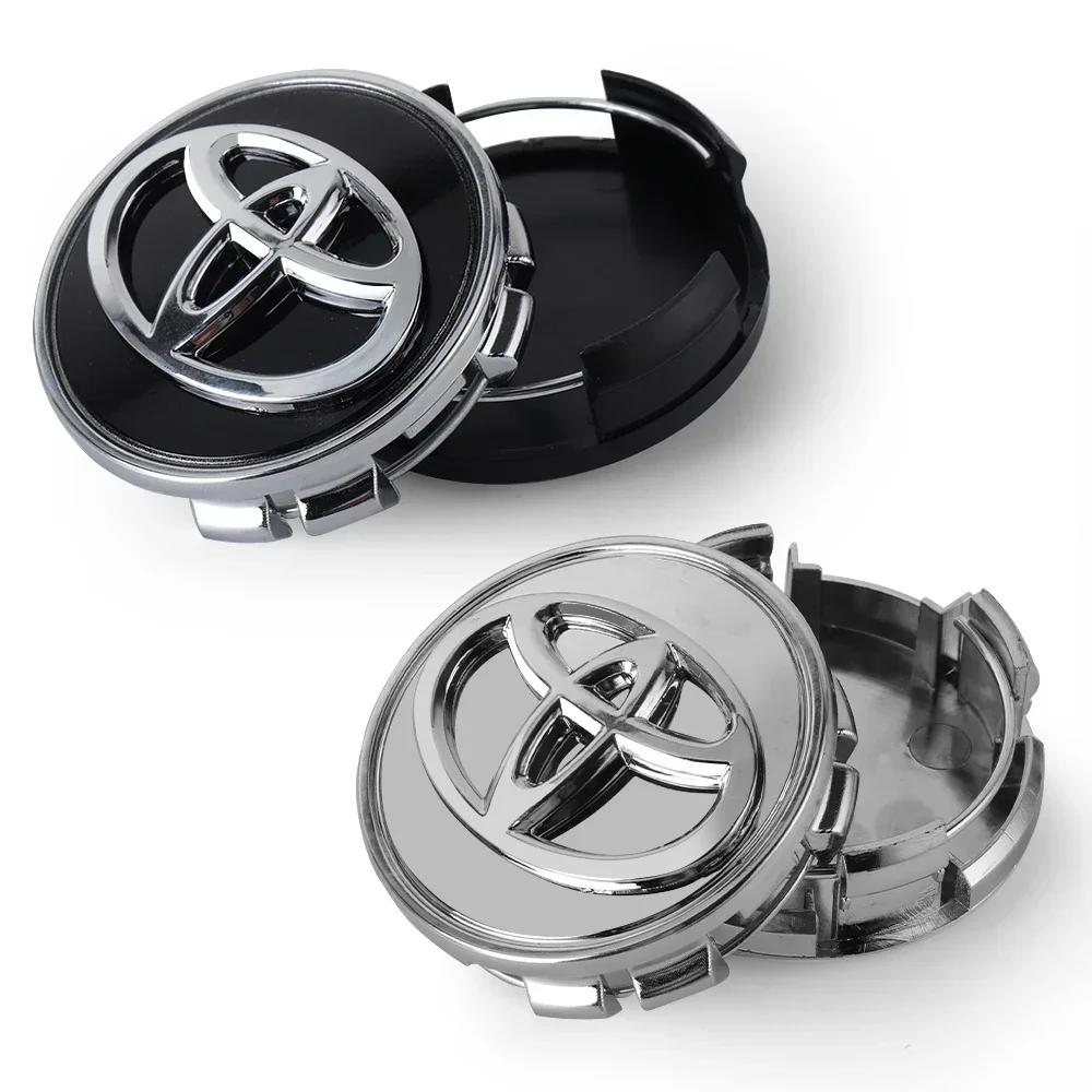 4PCS 62mm Car Wheel Center Cover Decoration Badge Car Hub Cap For Toyota C-hr Rav4 Yaris Hilux Avensis Prius Auris Corolla Cross