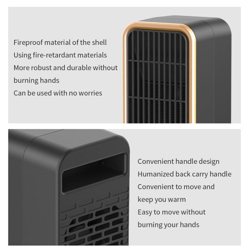PTC Ceramic Electric Heater Intelligent Constant Temperature Control Heating Fan Household Instant Heating Warm Air Blower
