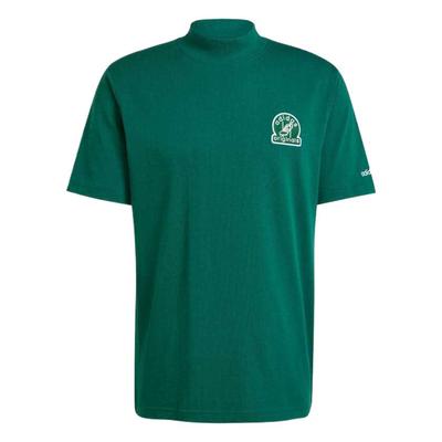 Originals Logo Polo Moisture-Wicking Breathable Short Sleeve T-Shirt Men Tops Academy-Green JC8368