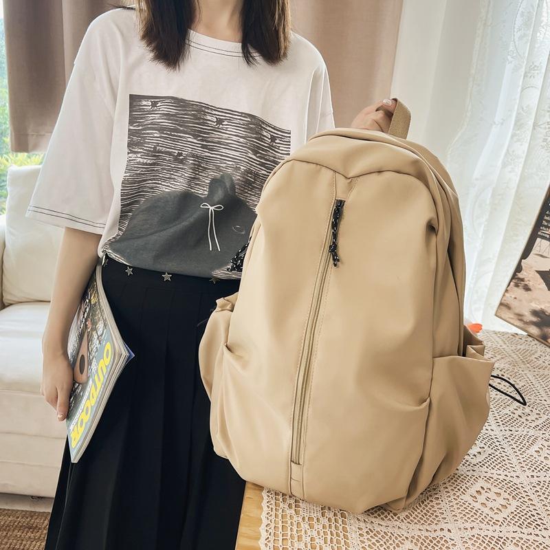 Schoolbag Female College Student Lightweight Travel Bag Japanese Simple Large-capacity Backpack Male High School Computer Backpack