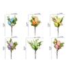 Sophisticated Easters Foam Eggs Bouquet Decoration Bright Color Suitable for Holiday Atmosphere Home Party Display