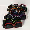 LED Blinkende Mosaik-Sonnenbrille - Kabellose Leuchtbrille für Partys & Clubs