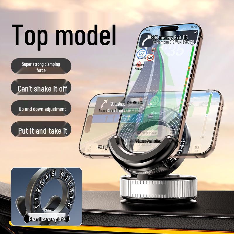 

Multifunctional Anti-slip Car Phone Holder with Suction Cup for Dashboard Navigation