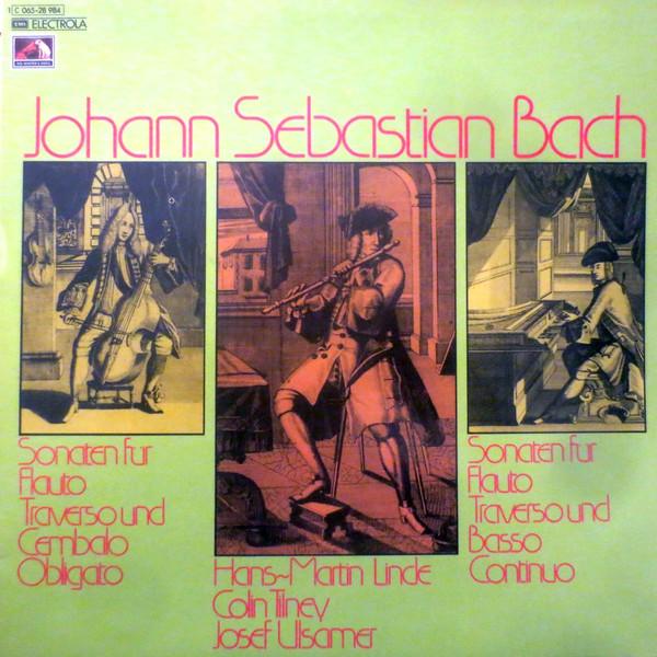 LP Record JOHANN SEBASTIAN BACH HANSMARTIN Sonaten Fr Flauto Traverso Und Cem 64263 EMI Electrola 1975 Germany Classical Used