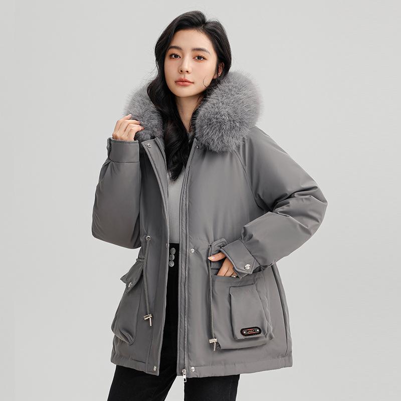 

Новая хлопковая куртка женская короткая зимняя одежда преодолевает хлопковую куртку. 3XL