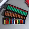 Plastic Abacus Counting Calculator Toy Multi Color Bead Math Learning Tool For Kids Early Education Classroom Home Study Use