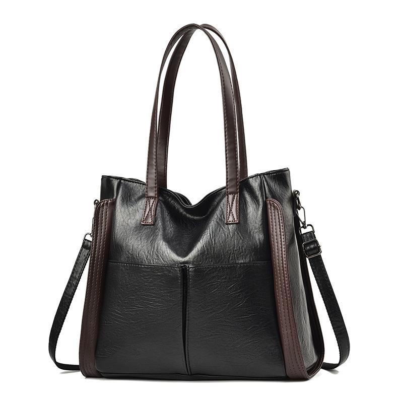 

Женская сумка-тоут, модная, новая, женская, большая вместительная сумка через плечо, трендовая, легкая, роскошная, с текстурой из искусственной кожи, сумка через плечо для женщин