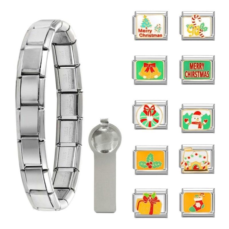 Fashionable Retro Style Charm Bracelet Elegant Handmade Module Pendant Charm for Sophisticated Bracelet Combinations 1