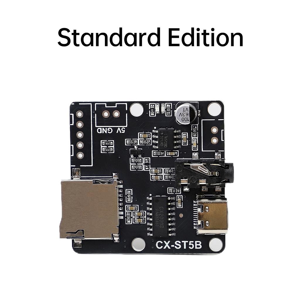 DC3.3-5.2V SF5A/ST5B Serial Port Mp3 Voice Chip Module Microcontroller Control Triggers Voice Module TF Card Custom Audio Module