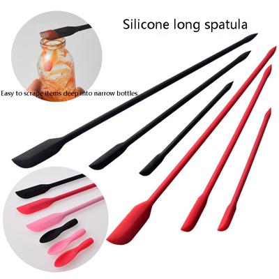 Mini spatulă din silicon Sticlă borcană subțire Racletă din silicon Gadget Ustensile de bucătărie