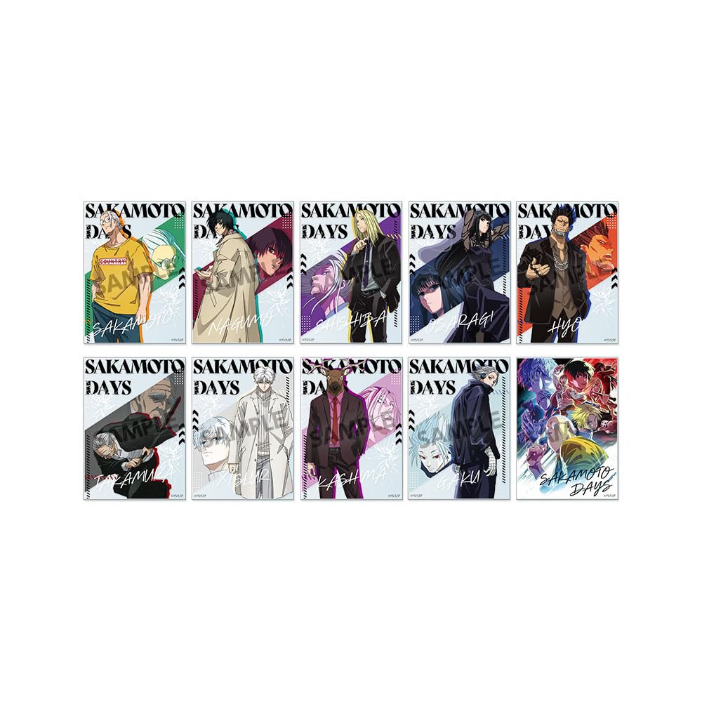 

SAKAMOTO DAYS Trading Acrylic Cards vol.2 (10 cards in 1 box)