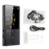 HIFI Музыкальный плеер MP3-плеер с Bluetooth, FM, расширяемой памятью 128 ГБ, 2,4-дюймовым экраном, Hi-Fi качеством звука, встроенным аккумулятором 1500 мАч