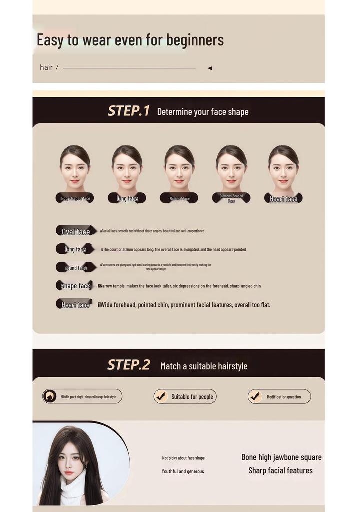 Natural Black Long Straight Hand-Woven Lace Wig Cap - Realistic Invisible Hairpiece for Daily Wear