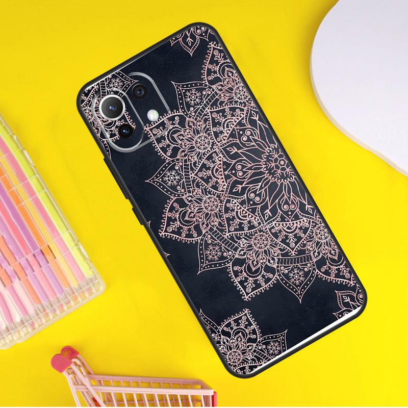 Mandala Flower Cover For Xiaomi 14 Ultra 13 11T 12T 13T 14T Pro POCO X7 X6 Pro X3 X5 F3 F5 M6 F6 Pro Case