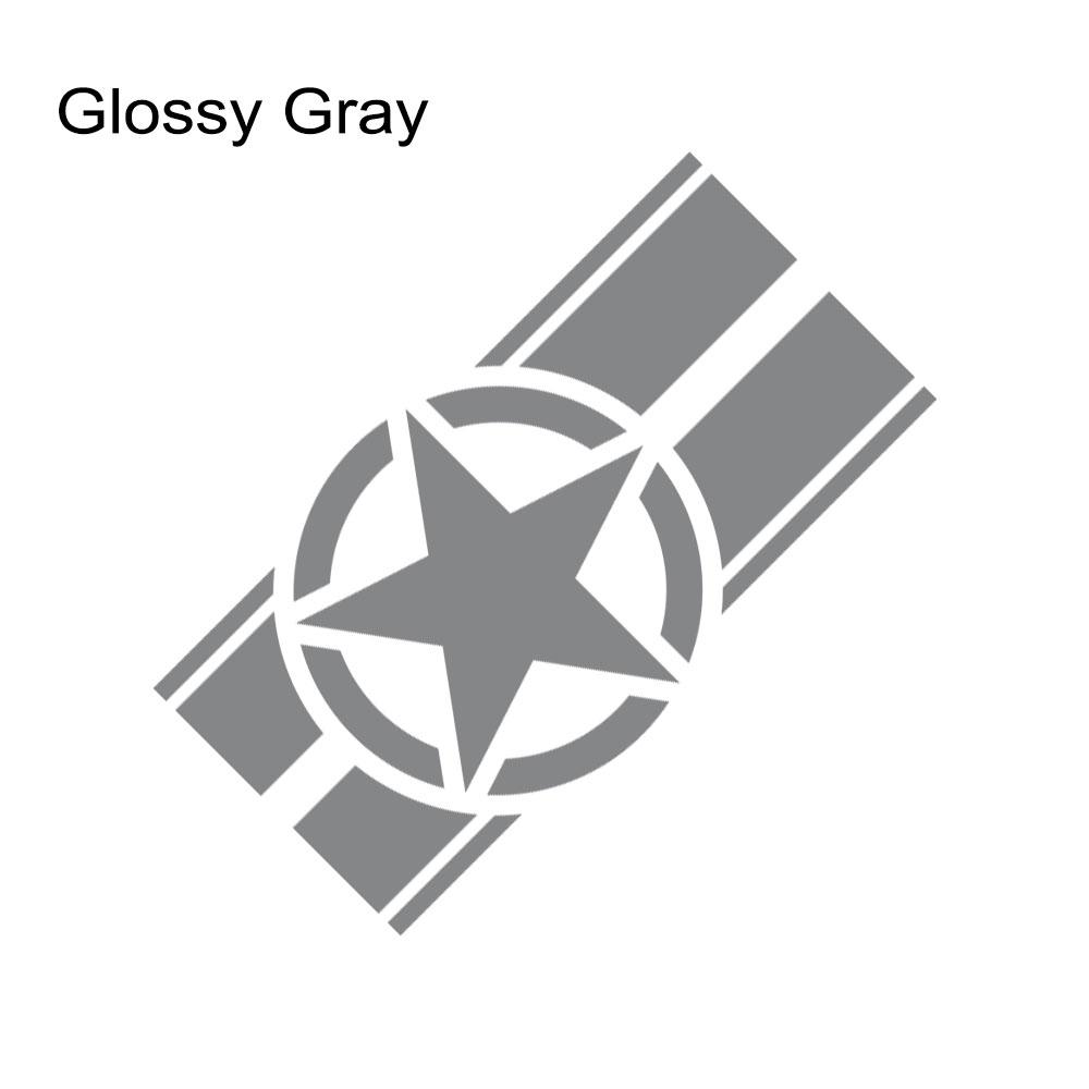 

Наклейка на капот автомобиля для Jeep Renegade Patriot Wrangler JK L TJ Trail Hawk Rubicon, аксессуары для тюнинга, винил «сделай сам» Glossy Gray