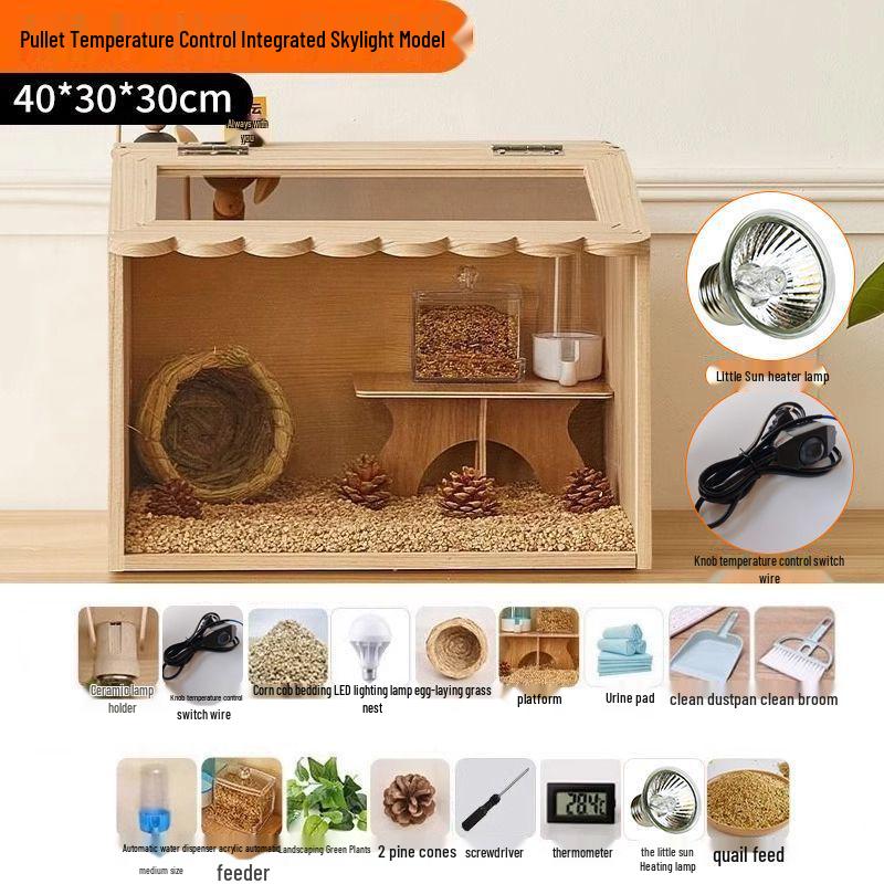 Luxury Guinea Fowl Breeding Box & Chick Raising Cage