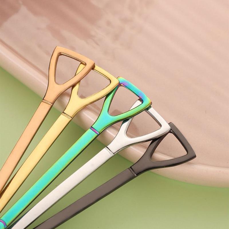 Set of 3 Steel Tea Spoon Small Household Ice Cream Spoons and Fork Kitchenwares