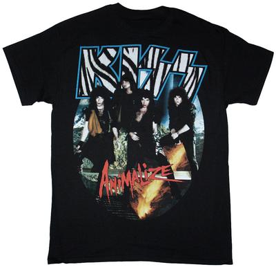 Kiss Animalize 1984 Black Unisex T-Shirt