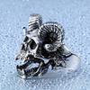 Hip-hop Skull Men's Ins Style Niche Retro Snake Skull Jewelry Ring