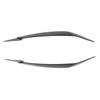 1 Pair Hdlight Eyebrow Left Right Fade Proof Front Hdlight Eyelid Trim for X5 E70 2008 to 2013
