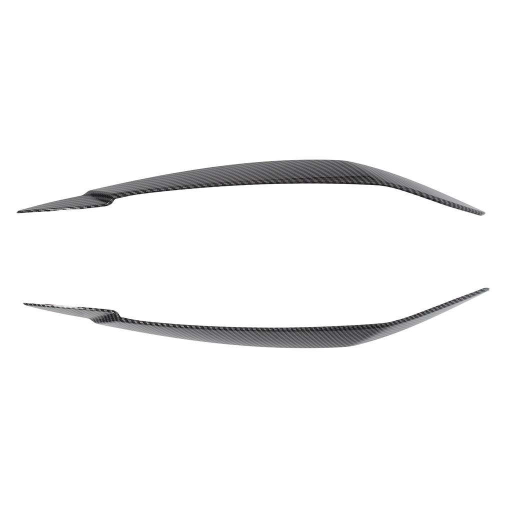 1 Pair Hdlight Eyebrow Left Right Fade Proof Front Hdlight Eyelid Trim for X5 E70 2008 to 2013
