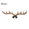 Farmhouse Wall Hook Vintage Deer Antler Hook, Rustic Mounted Heavy Retro Coat Duty Decorative Hanger for Coats Keys Bags Hats Towels Entryway