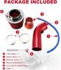 Universelles Auto Kaltluftansaugkit 3 Zoll Durchmesser Rohr Aluminium Automobilfilter Kaltluftfilter Aluminiumrohr Autozubehör
