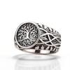 2026 Viking Wind Tree of Life Vine Non-Fading Ring Men's Jewelry Accessories