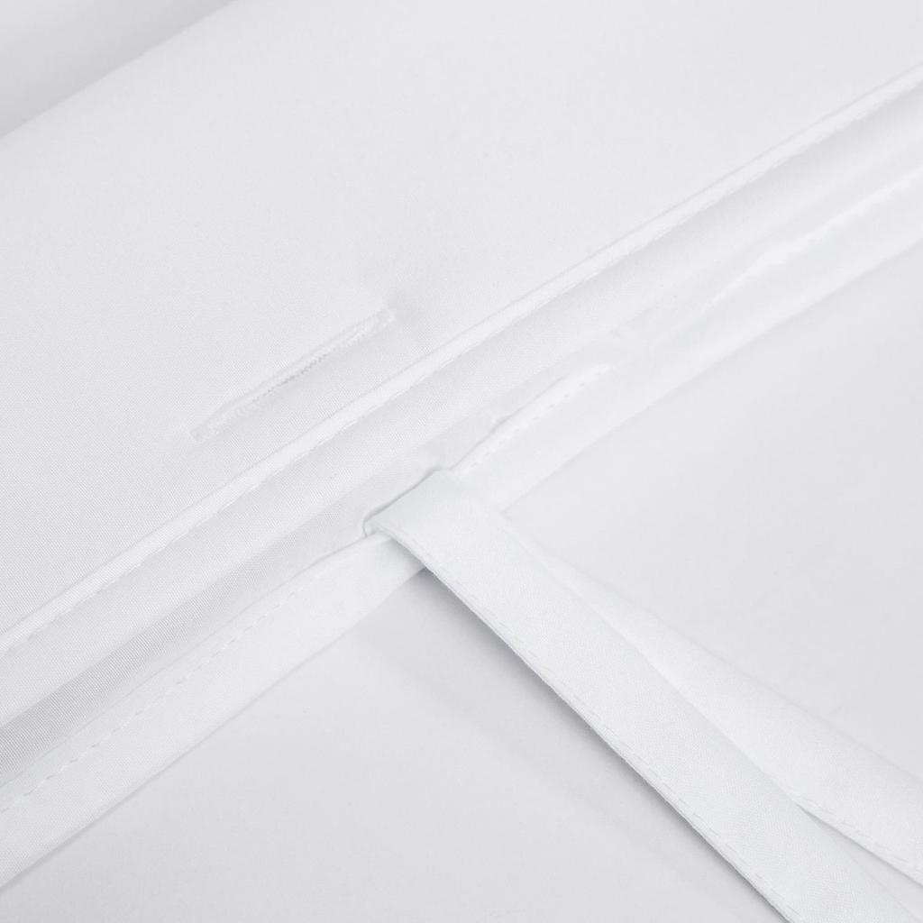 Minimalistischer weißer Babybett-Stoßfänger - Antikollisions-Leitplankenabdeckung im europäischen und amerikanischen Stil